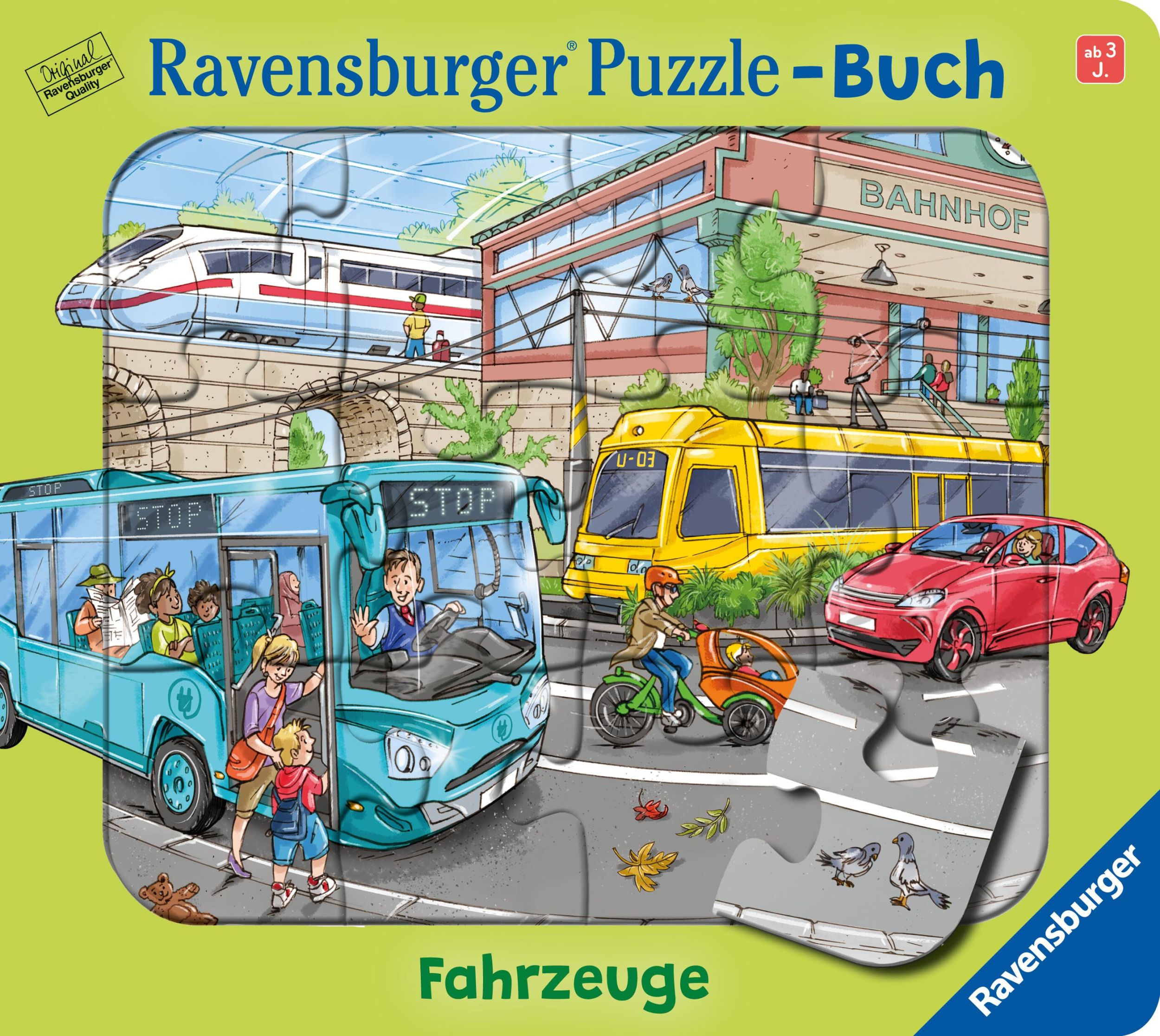 Cover: 9783473420780 | Ravensburger Puzzle-Buch: Fahrzeuge - Kinderbuch ab 3 Jahren,...