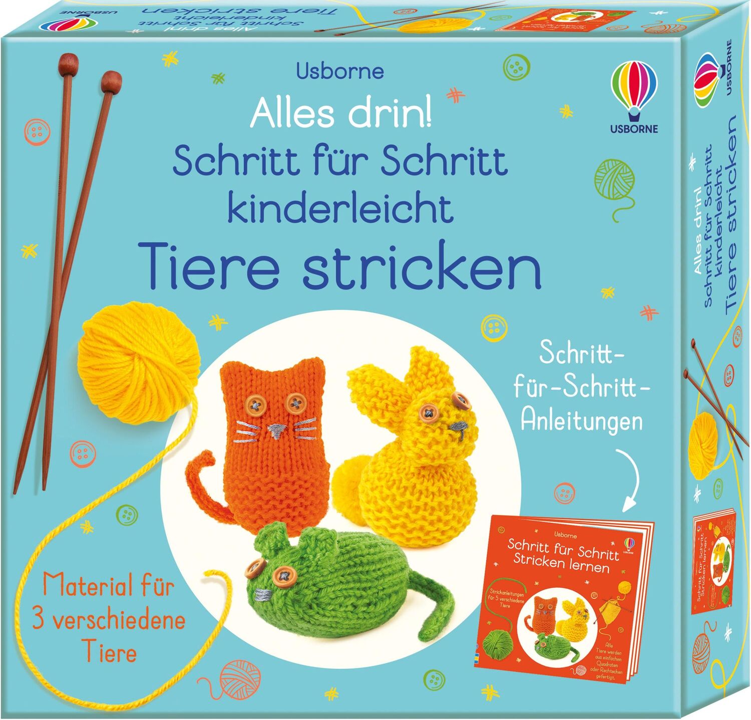 Cover: 9781789417739 | Alles drin! Schritt für Schritt kinderleicht Tiere stricken | Hull