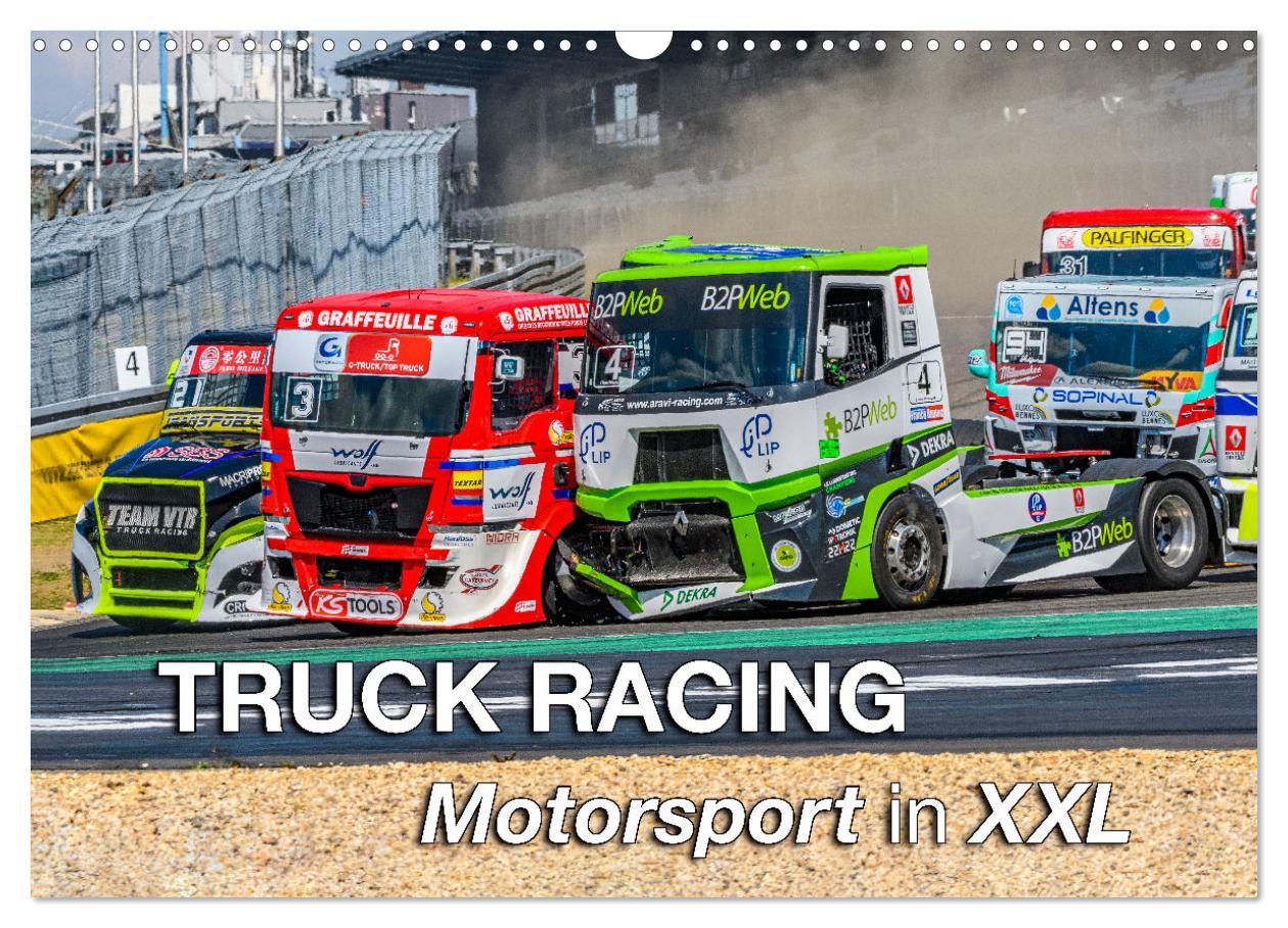 Cover: 9783383922558 | TRUCK RACING - Motorsport in XXL (Wandkalender 2025 DIN A3 quer),...