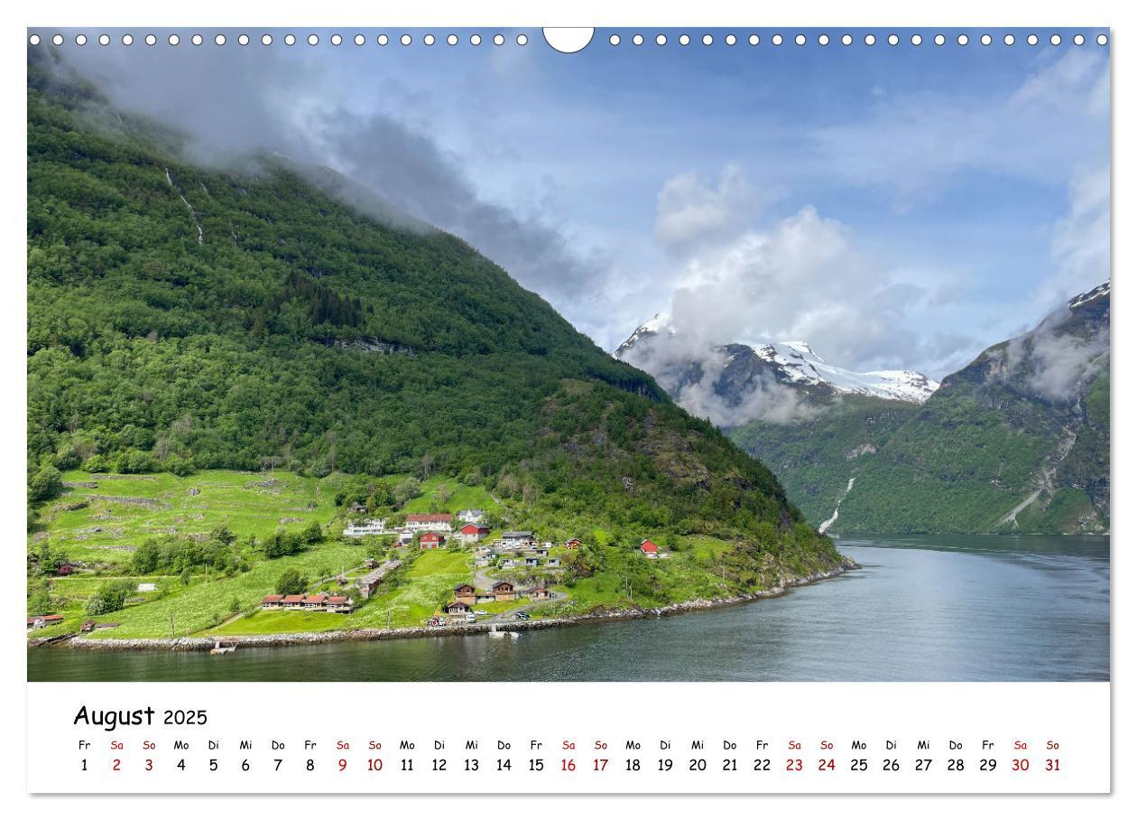 Bild: 9783383930287 | Norwegens wunderschöne Fjorde (Wandkalender 2025 DIN A3 quer),...