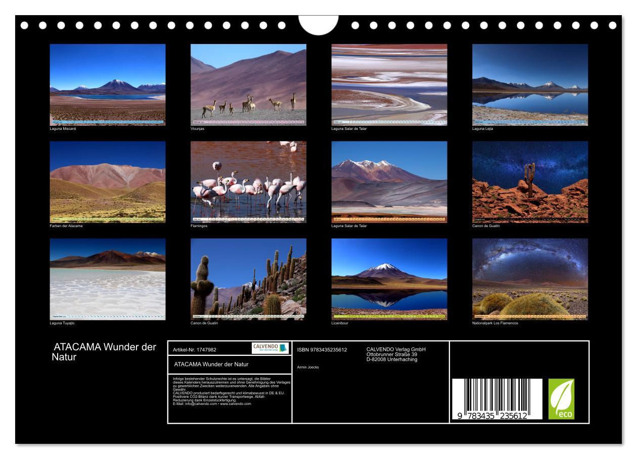 Bild: 9783435235612 | ATACAMA Wunder der Natur (Wandkalender 2025 DIN A4 quer), CALVENDO...