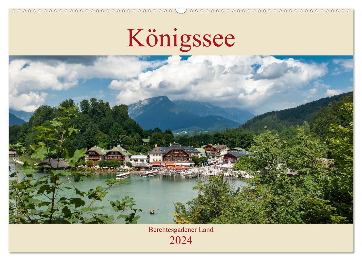 Cover: 9783383075209 | Königssee - Berchtesgadener Land (Wandkalender 2024 DIN A2 quer),...