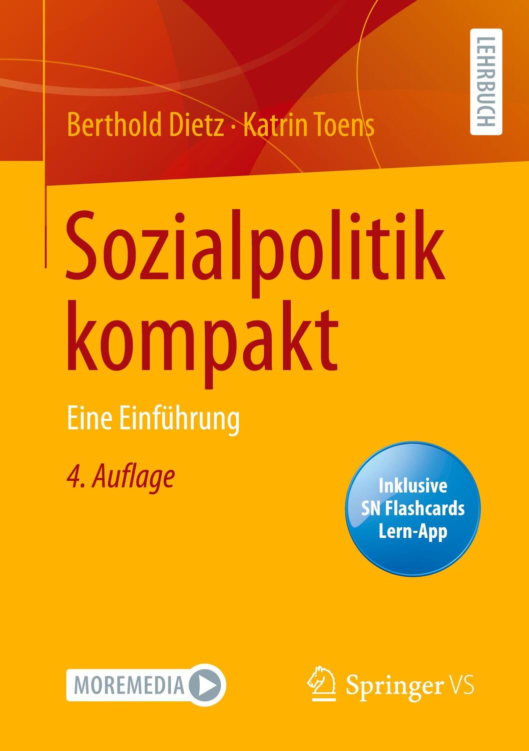 Cover: 9783658383572 | Sozialpolitik kompakt | Eine Einführung | Katrin Toens (u. a.) | 2022