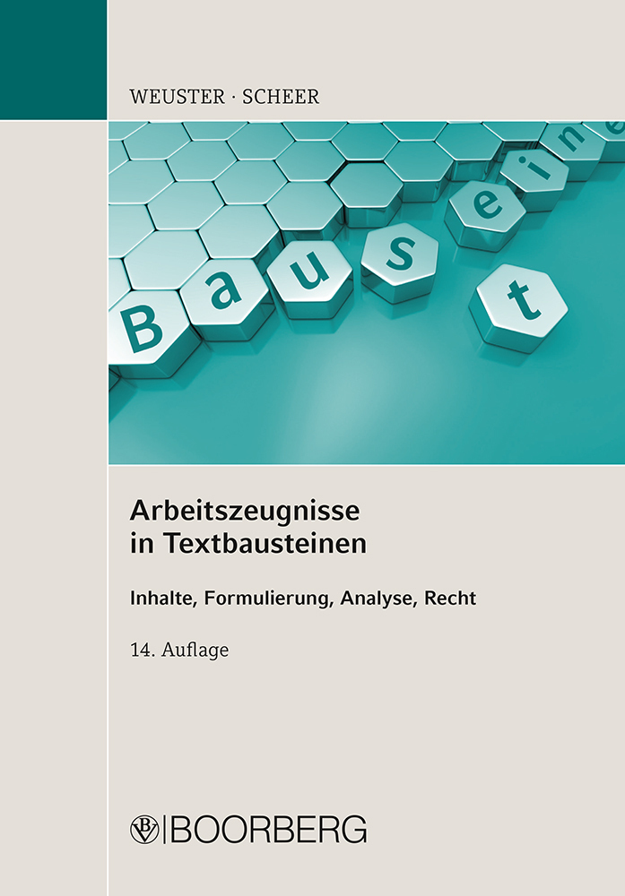 Cover: 9783415064744 | Arbeitszeugnisse in Textbausteinen | Arnulf Weuster (u. a.) | Buch