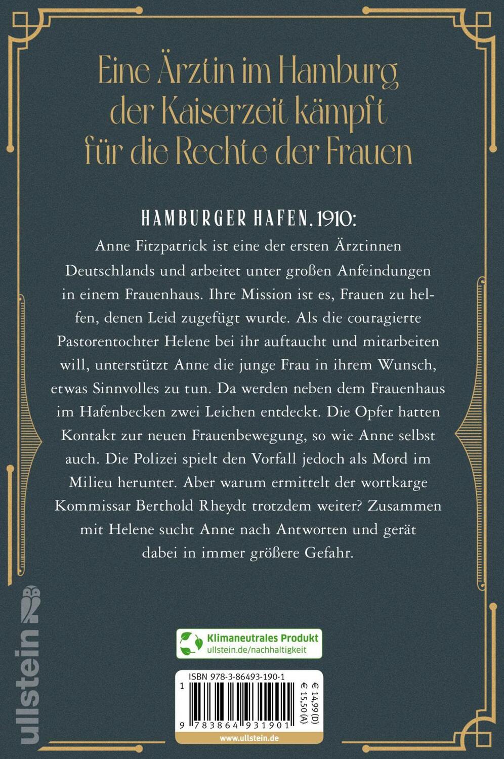 Rückseite: 9783864931901 | Die Hafenärztin. Ein Leben für die Freiheit der Frauen | Henrike Engel