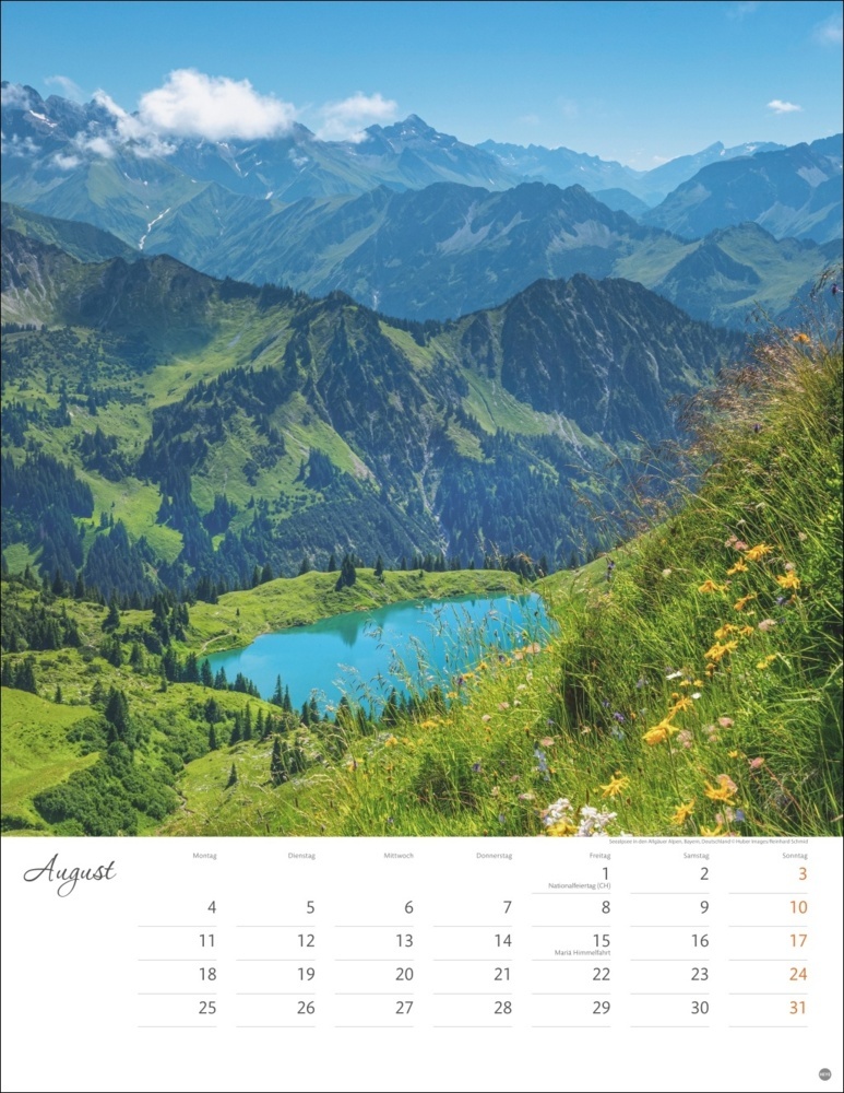 Bild: 9783756405251 | Schönes Alpenland Posterkalender 2025 | Kalender | Spiralbindung