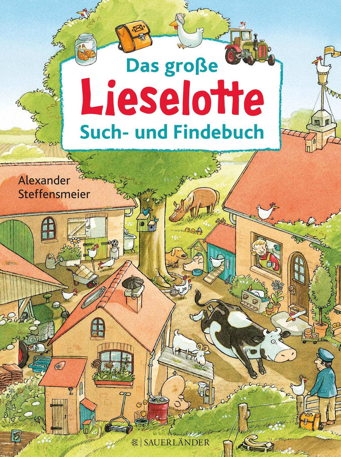Cover: 9783737351485 | Das große Lieselotte Such- und Findebuch | Wimmelbuch Bd. 1 | Buch