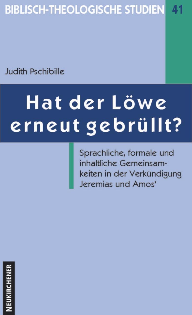 Cover: 9783788718336 | Hat der Löwe erneut gebrüllt? | Judith Pschibille | Taschenbuch | 2001