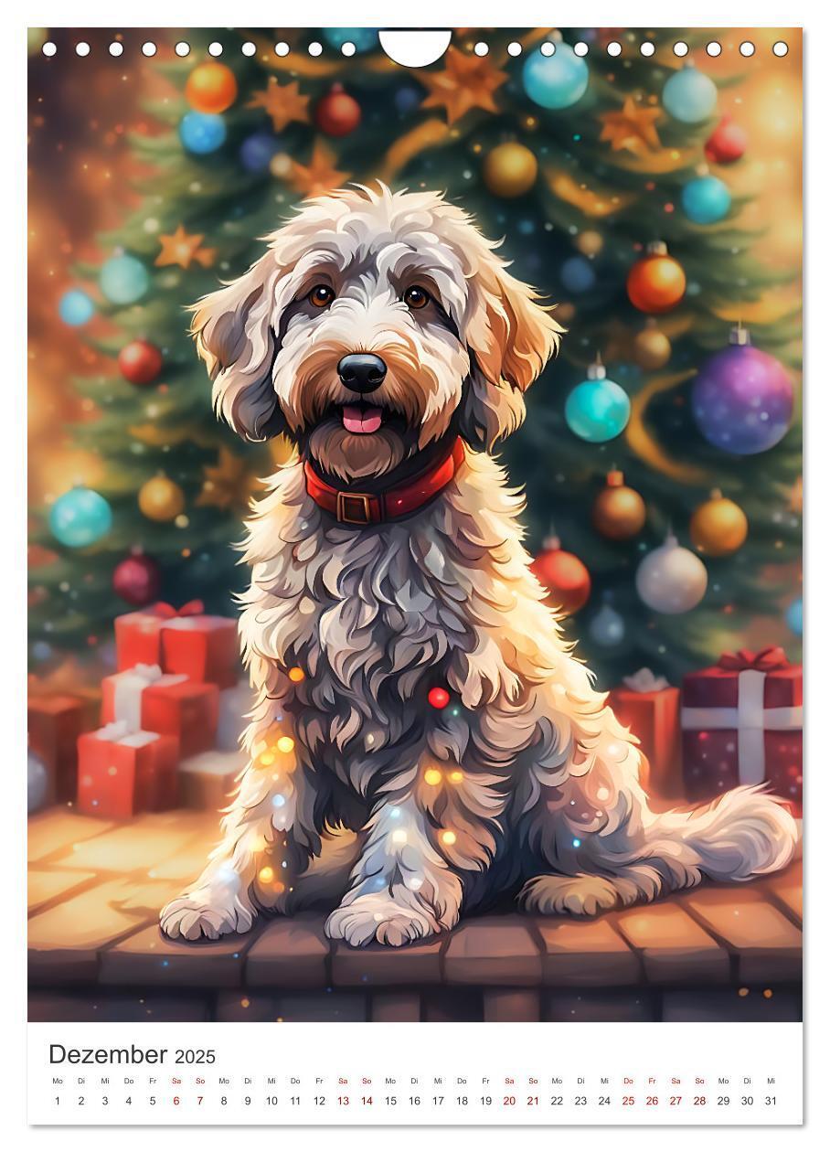 Bild: 9783383807046 | Der Aussiedoodle - Lebensfreude pur (Wandkalender 2025 DIN A4...