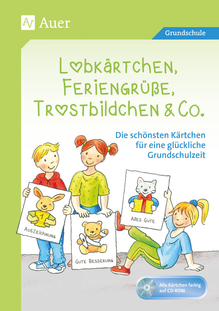 Cover: 9783403081425 | Lobkärtchen, Feriengrüße, Trostbildchen &amp; Co., m. CD-ROM | Broschüre