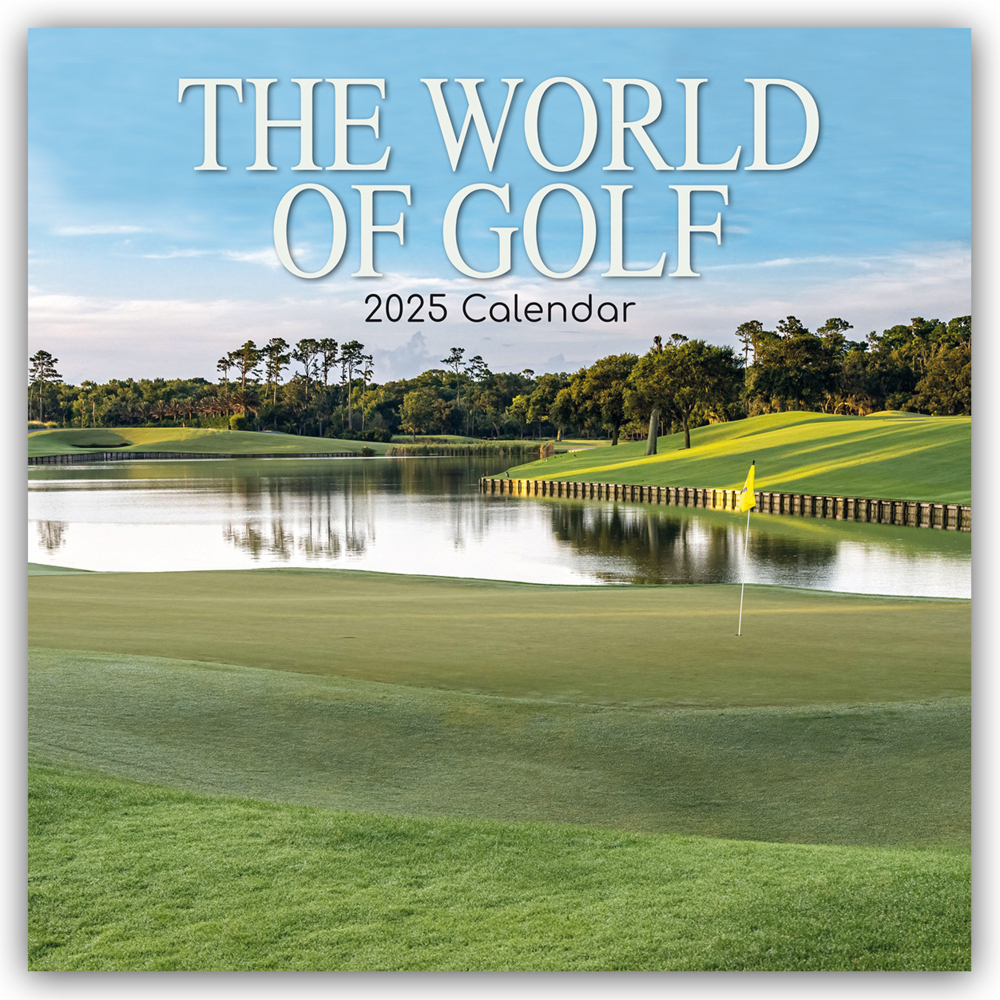 Cover: 9781835362273 | The World of Golf - Die Welt des Golfsports 2025 - 16-Monatskalender