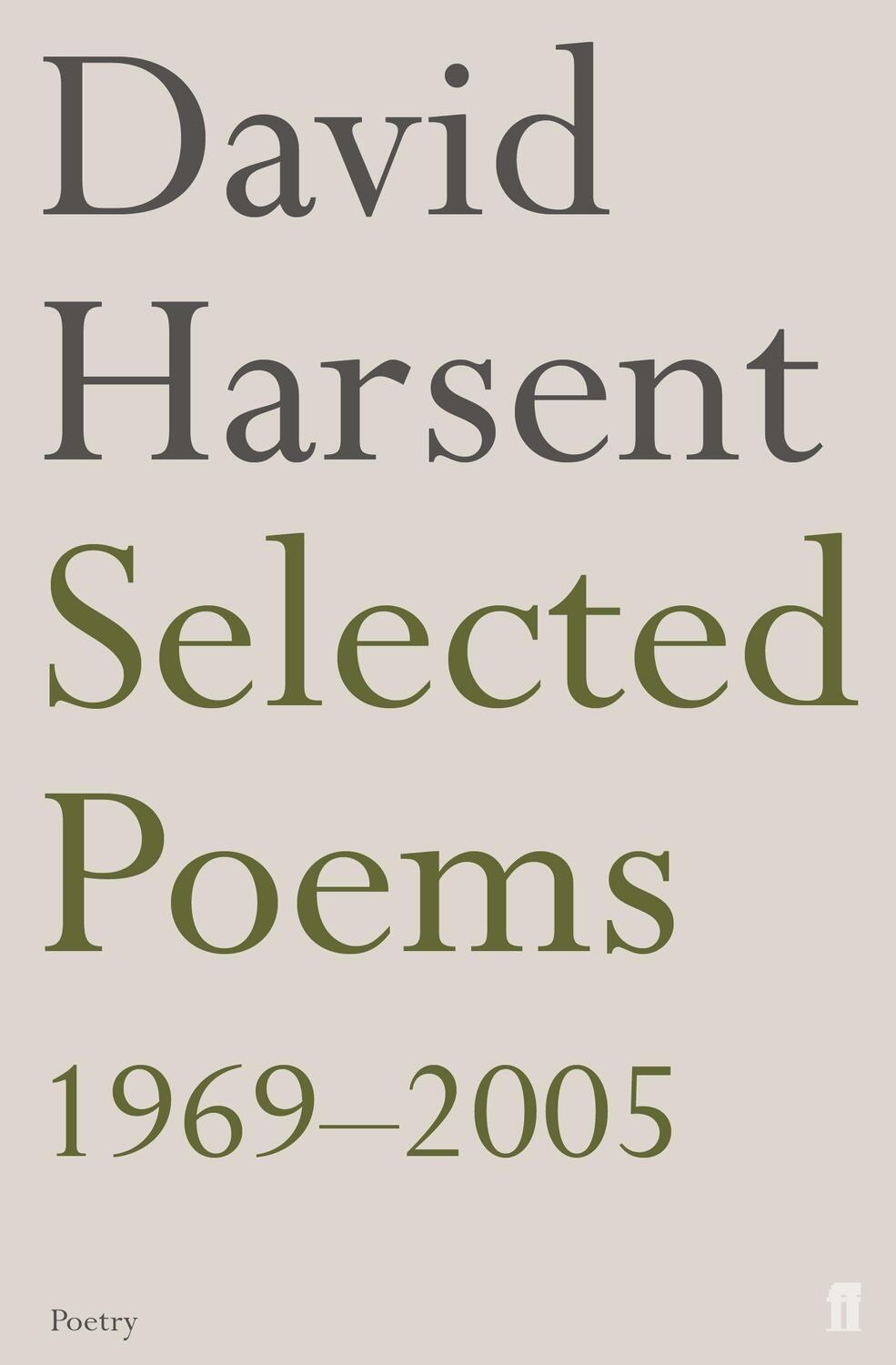 Cover: 9780571234011 | Selected Poems David Harsent | David Harsent | Taschenbuch | Englisch