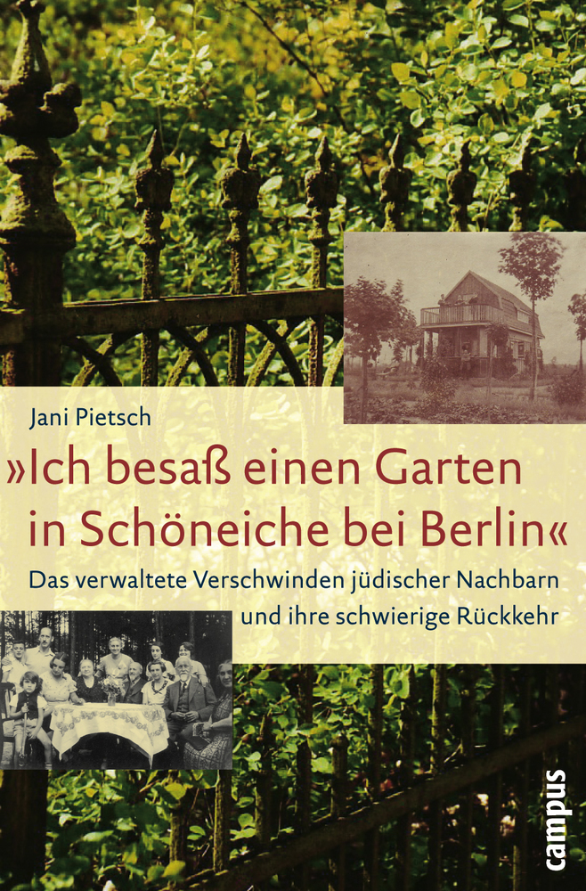 Cover: 9783593380278 | "Ich besaß einen Garten in Schöneiche bei Berlin" | Jani Pietsch