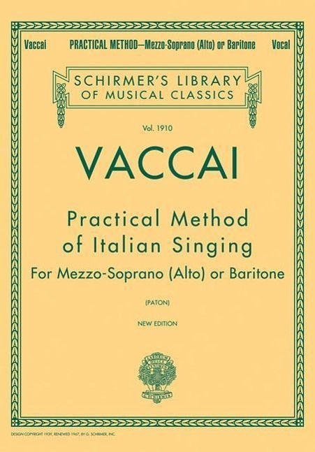 Cover: 73999628104 | Practical Method of Italian Singing | J. Paton | Taschenbuch | 1986