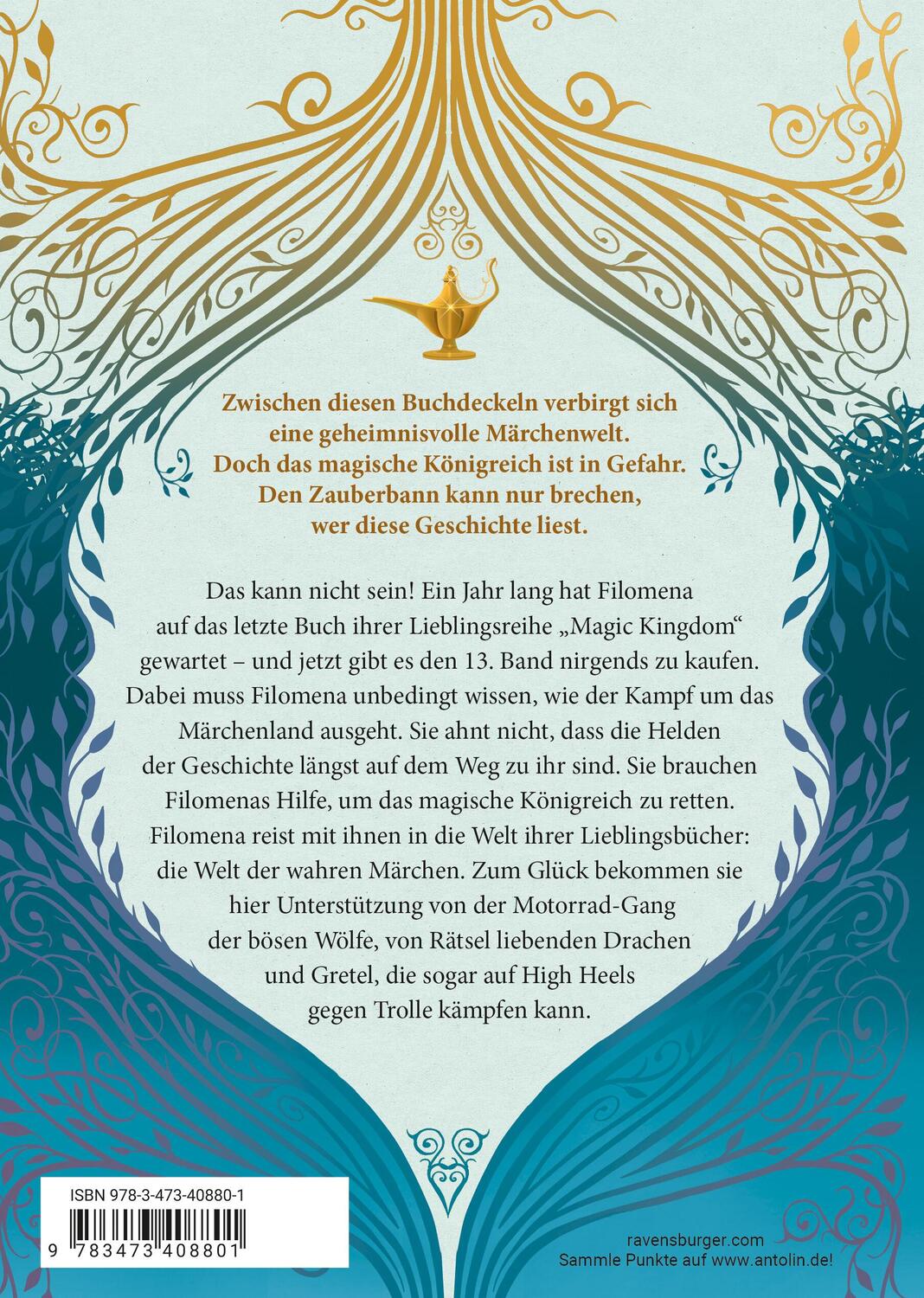 Rückseite: 9783473408801 | Magic Kingdom. Im Reich der Märchen, Band 1: Der Fluch der...