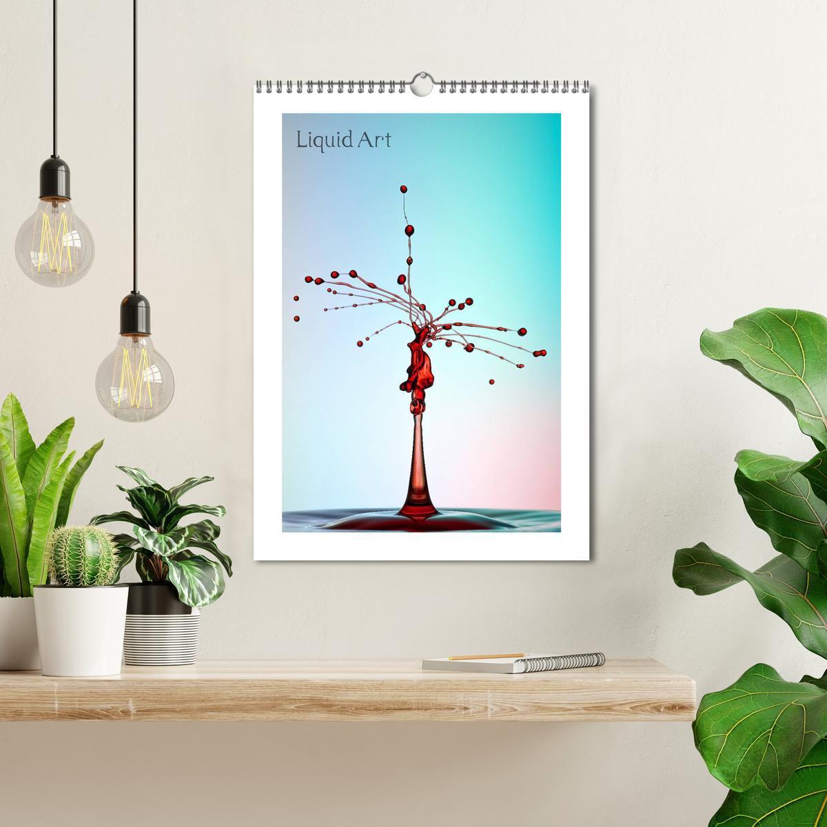 Bild: 9783457088531 | Liquid Art - Wassertropfen in Perfektion (Wandkalender 2025 DIN A3...