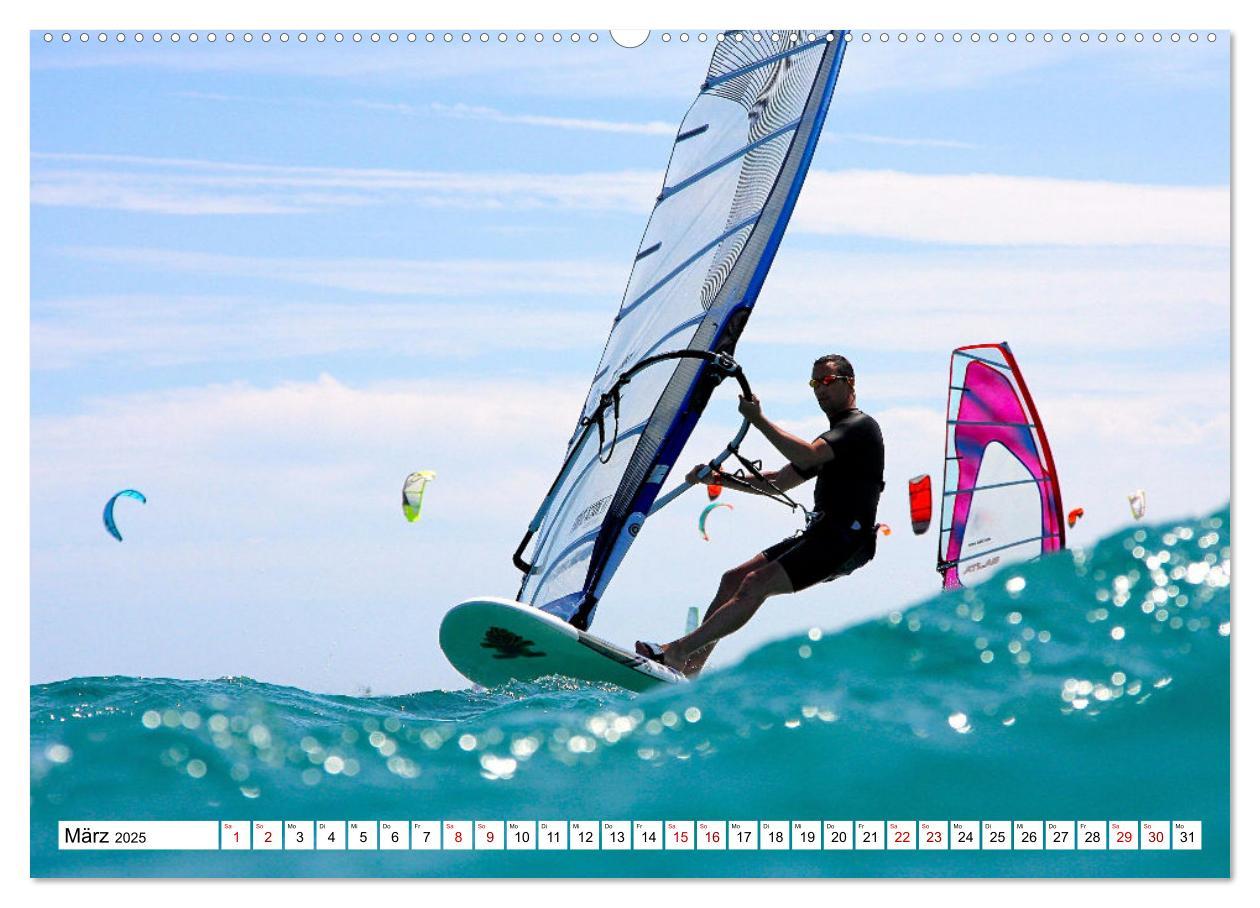 Bild: 9783383923517 | Funsport Windsurfen (Wandkalender 2025 DIN A2 quer), CALVENDO...