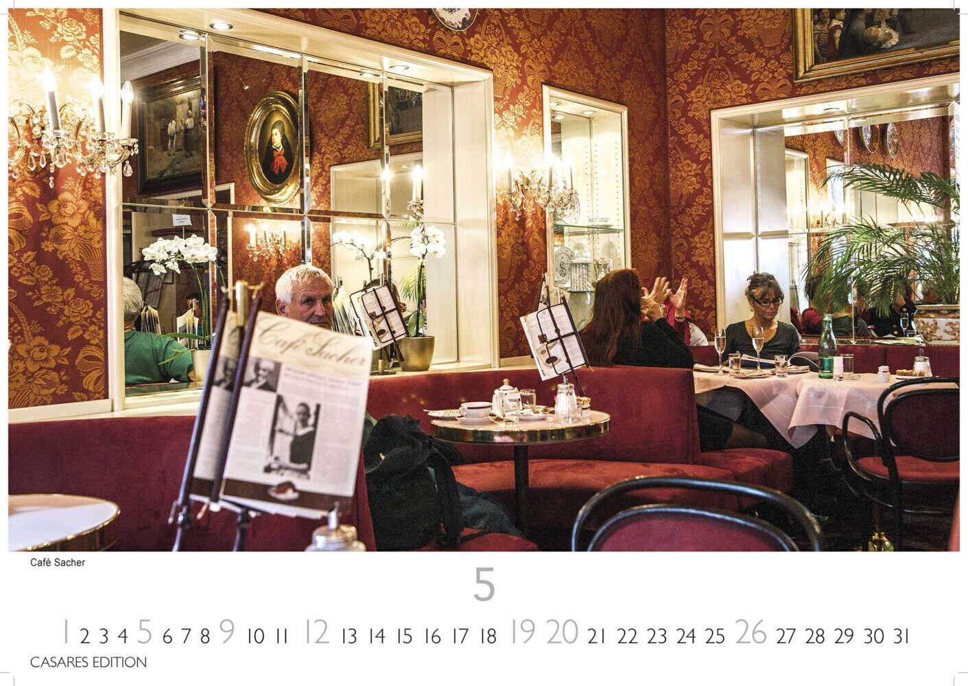 Bild: 9789918620029 | Wiener Caféhaus Kultur 2024 S 24x35cm | H.W. Schawe | Kalender | 14 S.
