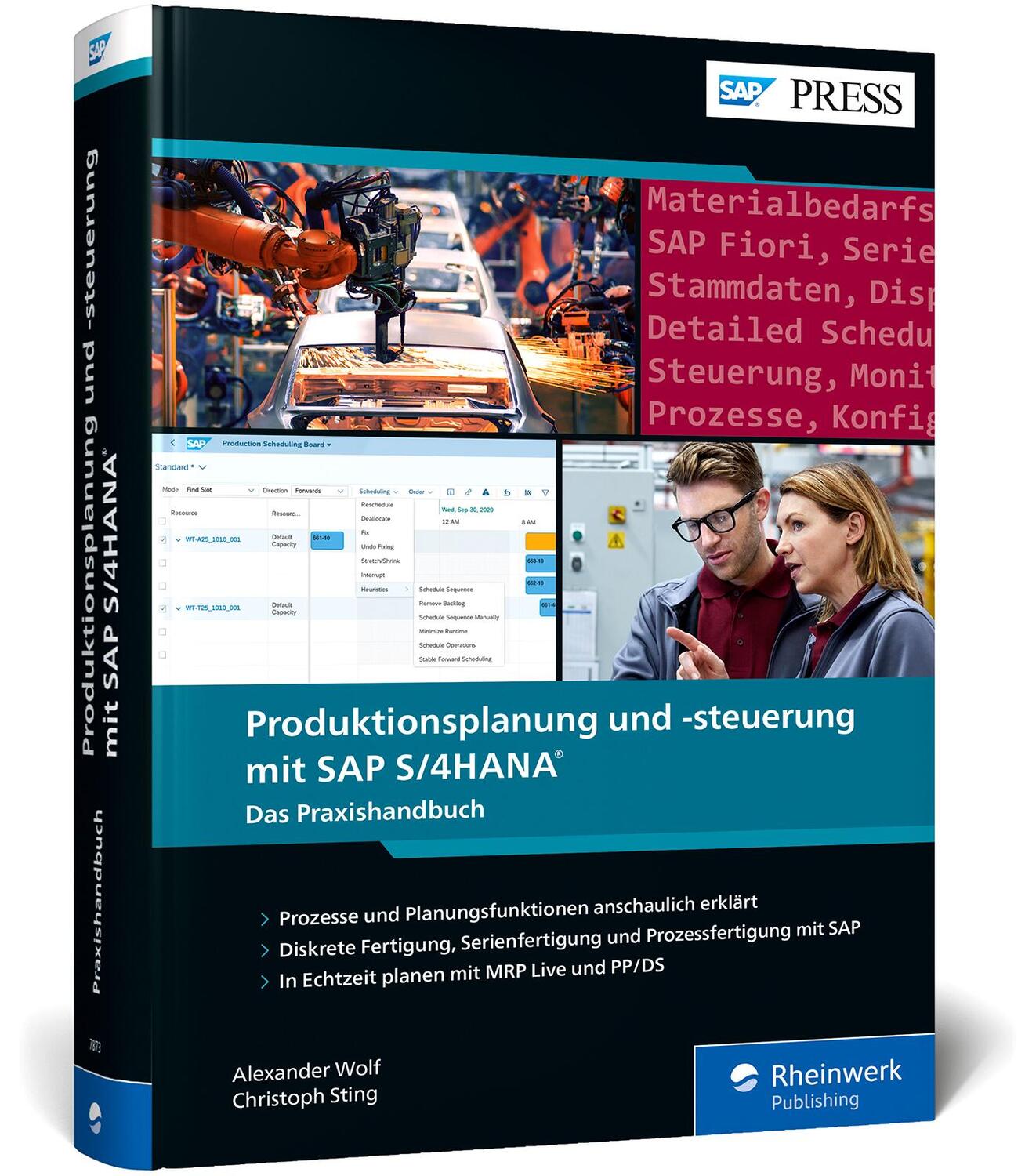 Cover: 9783836278737 | Produktionsplanung und -steuerung mit SAP S/4HANA | Wolf (u. a.)