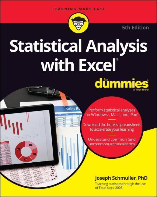 Cover: 9781119844549 | Statistical Analysis with Excel For Dummies | Joseph Schmuller | Buch