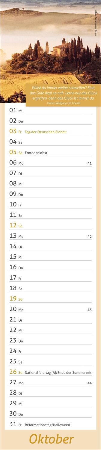 Bild: 9783756406715 | Tage voller Glück Langplaner 2025 | Heye | Kalender | Spiralbindung