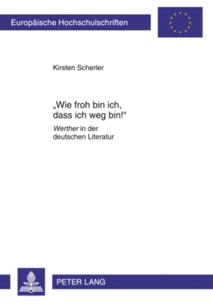 Cover: 9783631603369 | «Wie froh bin ich, dass ich weg bin!» | Kirsten Scherler | Taschenbuch