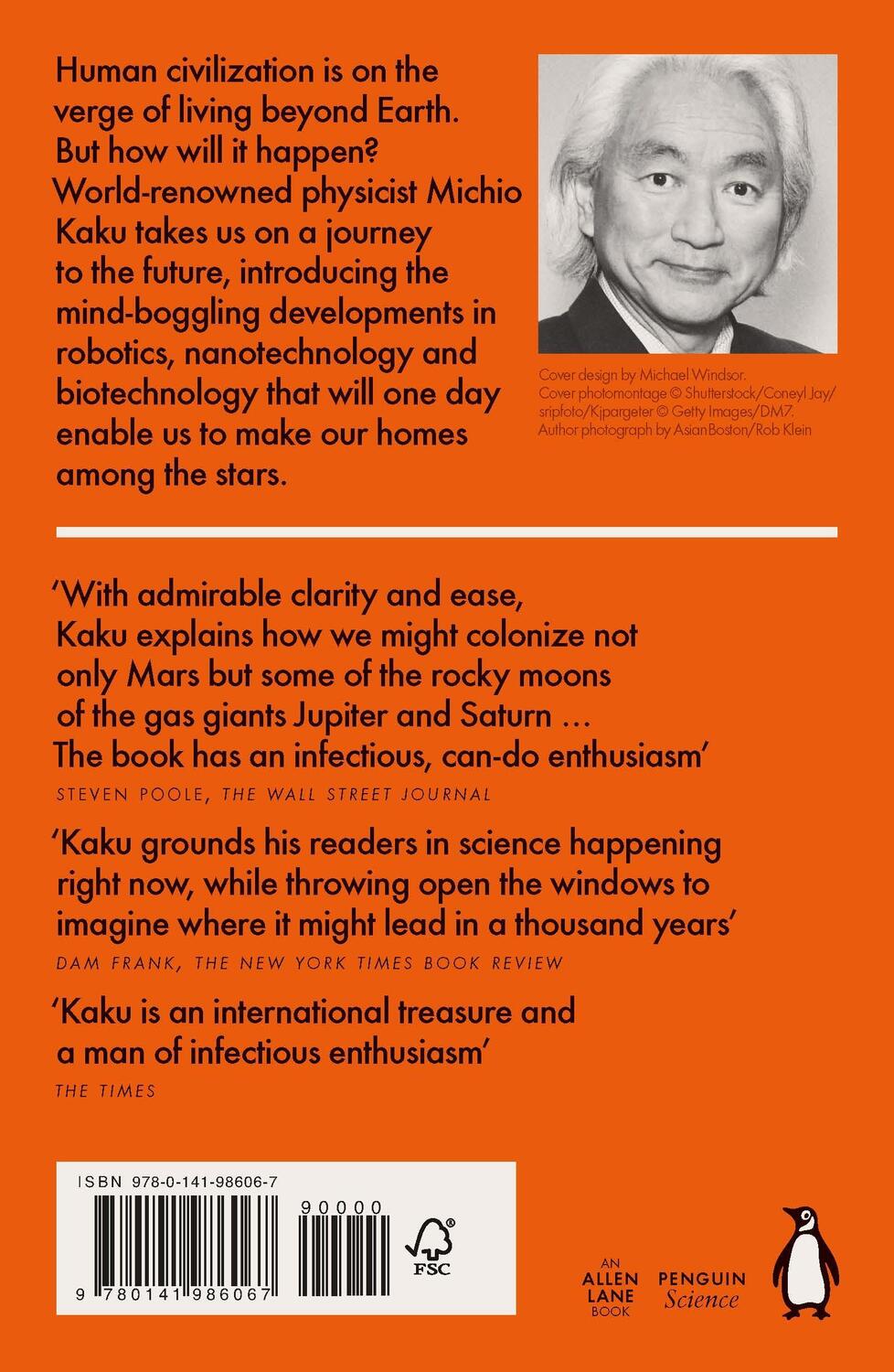 Rückseite: 9780141986067 | The Future of Humanity | Michio Kaku | Taschenbuch | Englisch | 2019
