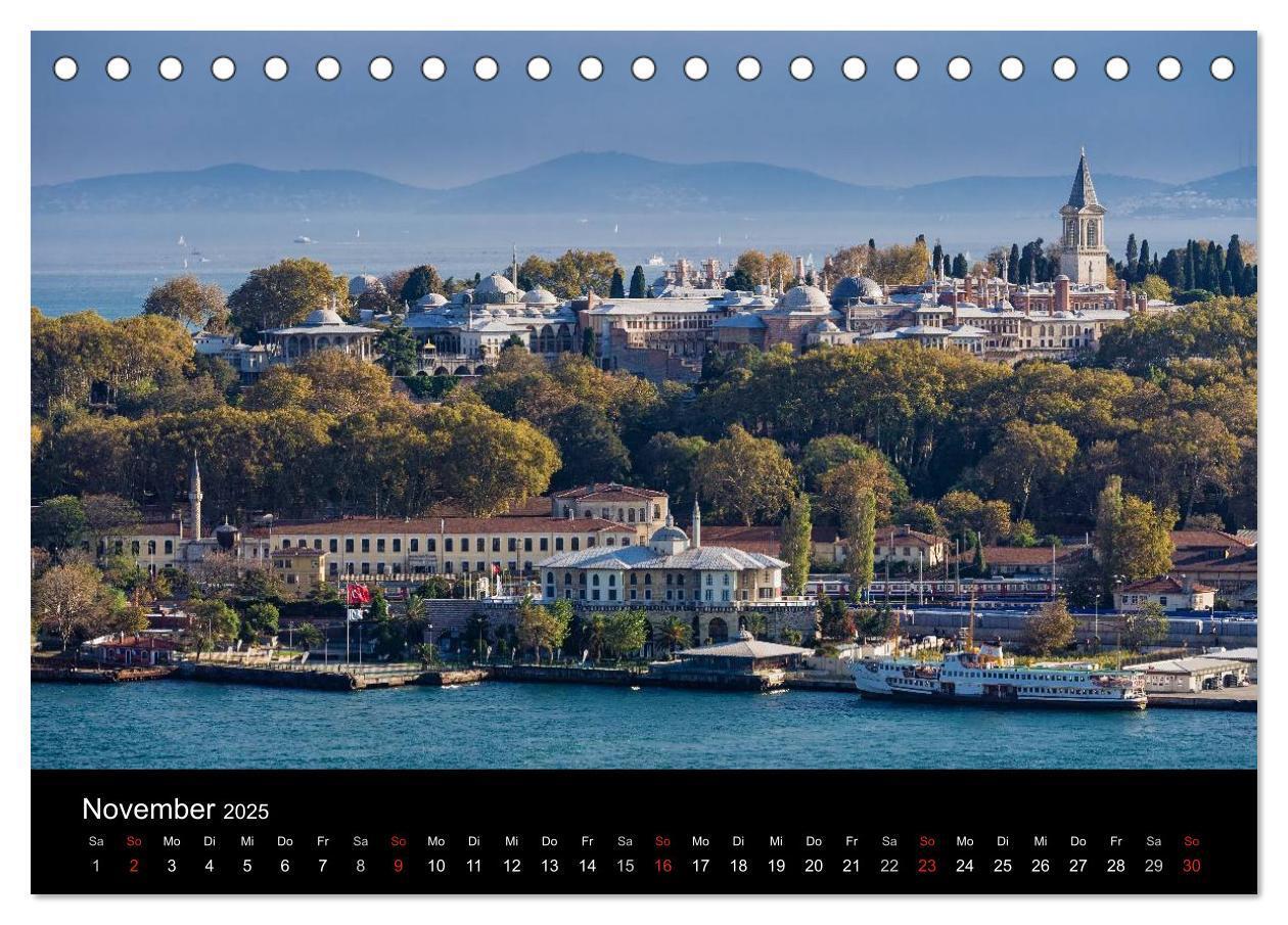 Bild: 9783435821891 | Istanbul (Tischkalender 2025 DIN A5 quer), CALVENDO Monatskalender