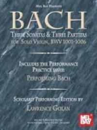 Cover: 9780786673339 | Bach: Three Sonatas &amp; Three Partitas for Solo Violin, Bwv 1001-1006