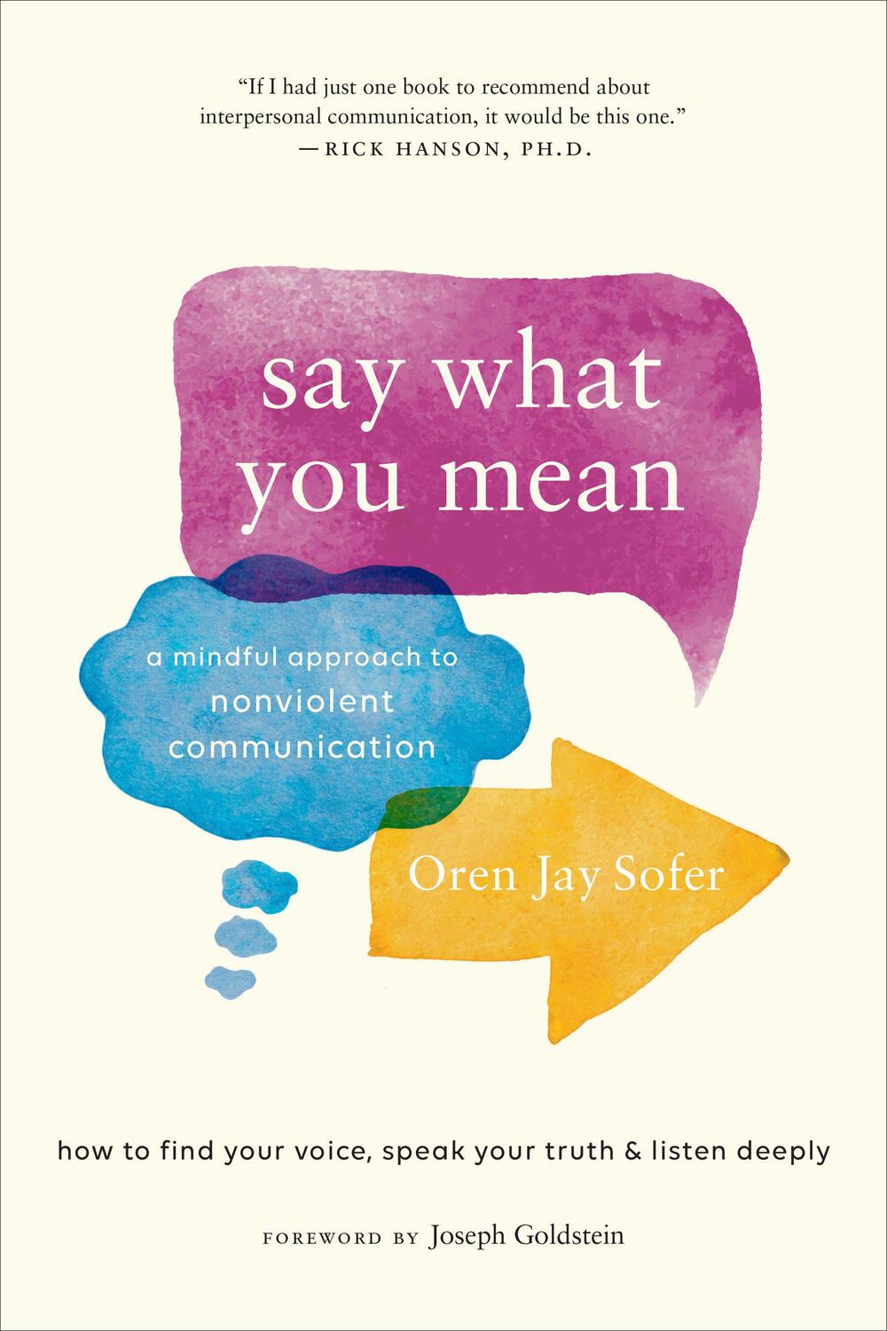 Cover: 9781611805833 | Say What You Mean: A Mindful Approach to Nonviolent Communication