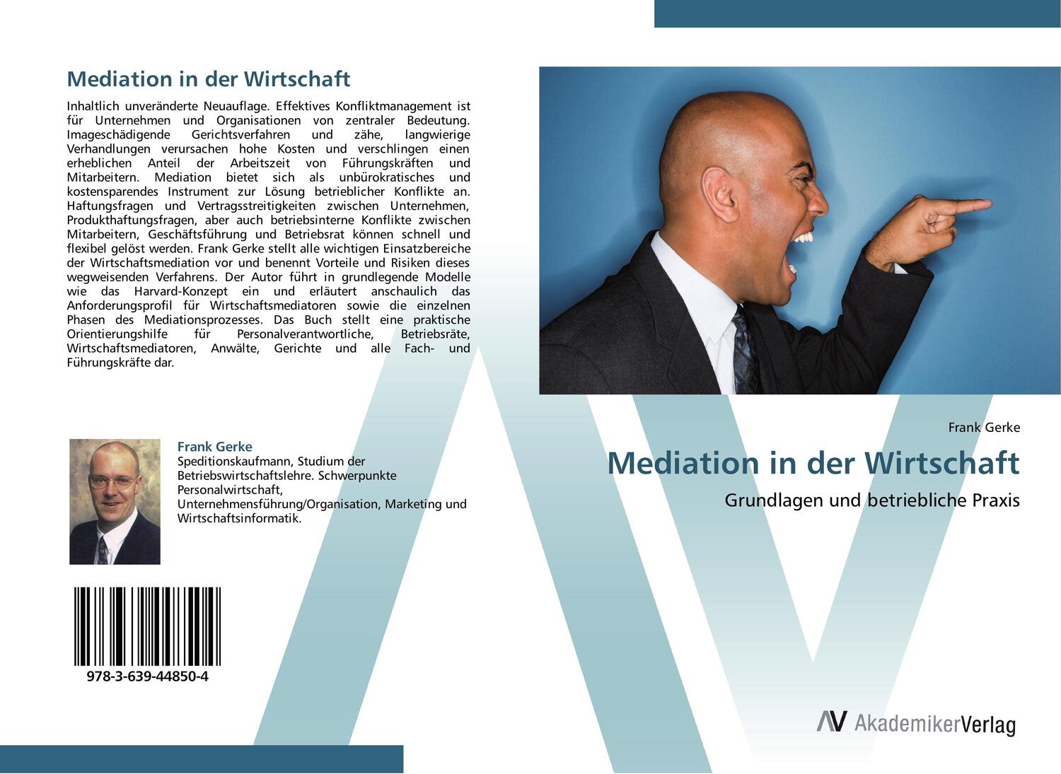 Cover: 9783639448504 | Mediation in der Wirtschaft | Grundlagen und betriebliche Praxis