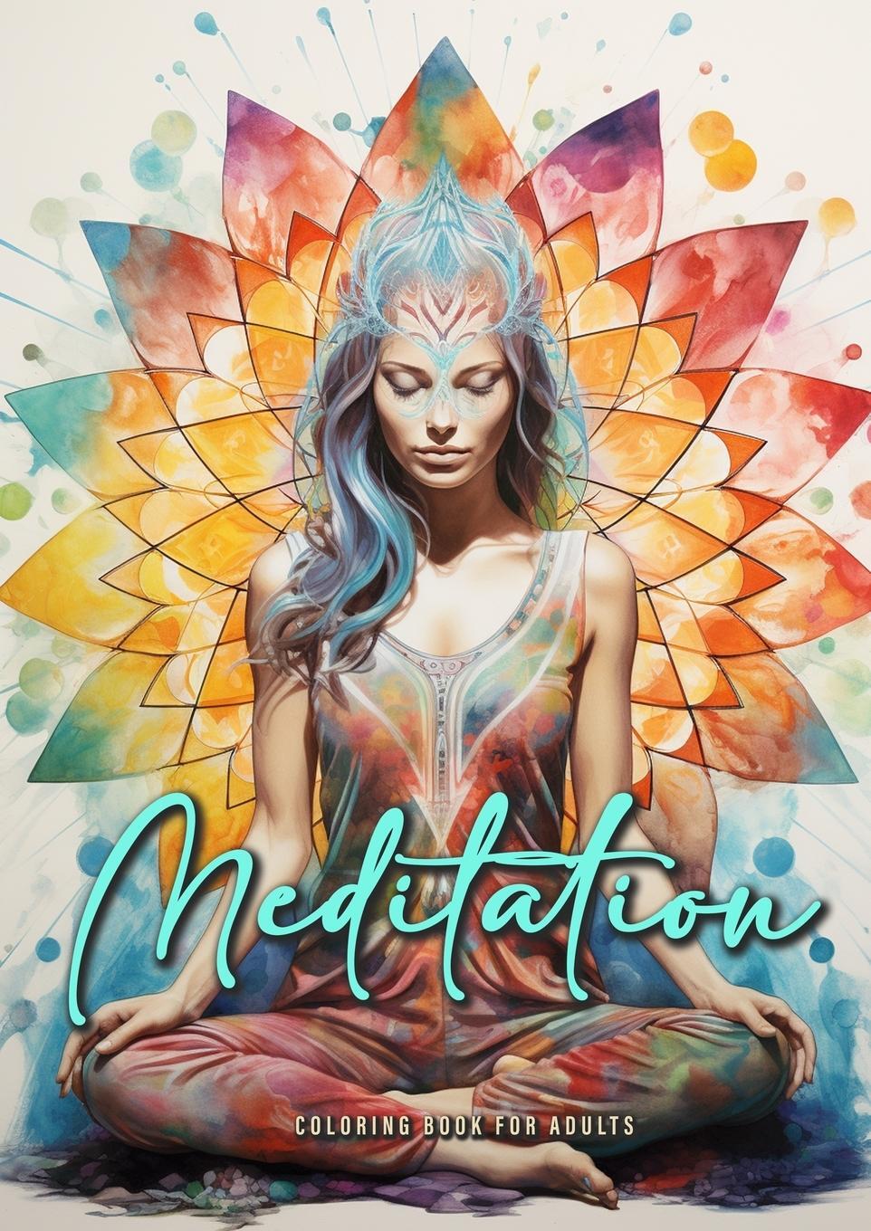 Cover: 9783758420306 | Meditation Coloring Book for Adults | Monsoon Publishing | Taschenbuch