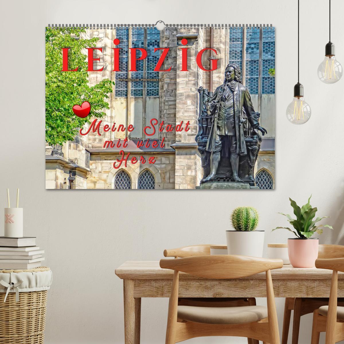 Bild: 9783435320592 | Leipzig - meine Stadt mit viel Herz (Wandkalender 2025 DIN A2...