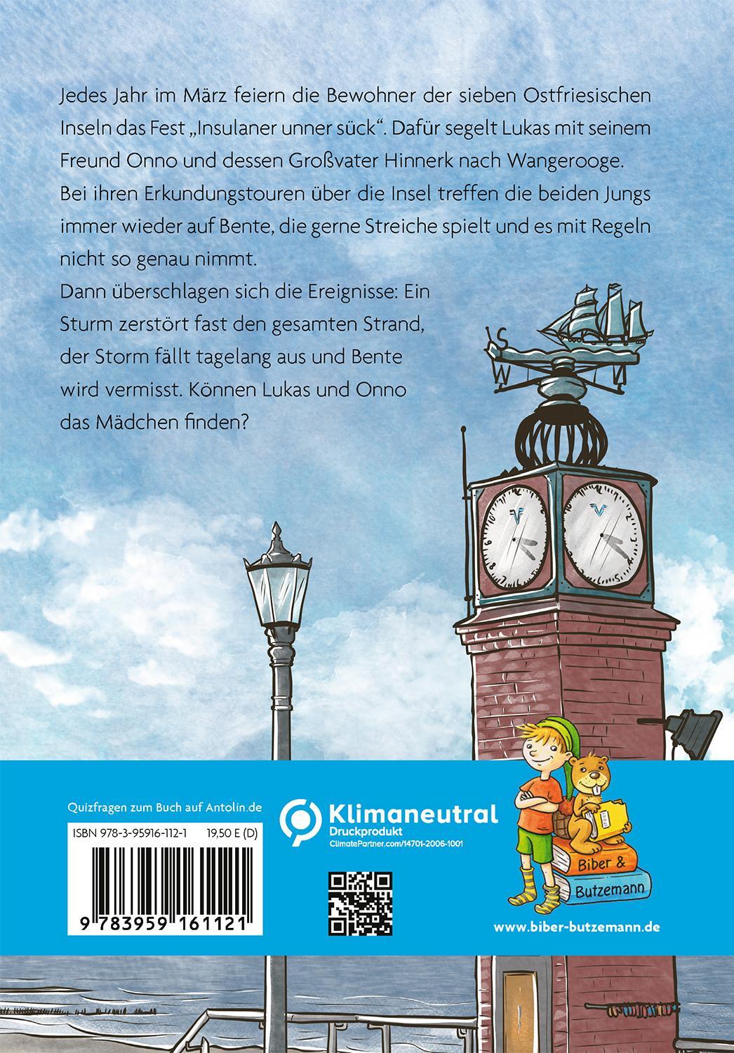 Rückseite: 9783959161121 | Ziemlich beste Ferien 3 - Abenteuer auf Wangerooge | Luisa Hartmann