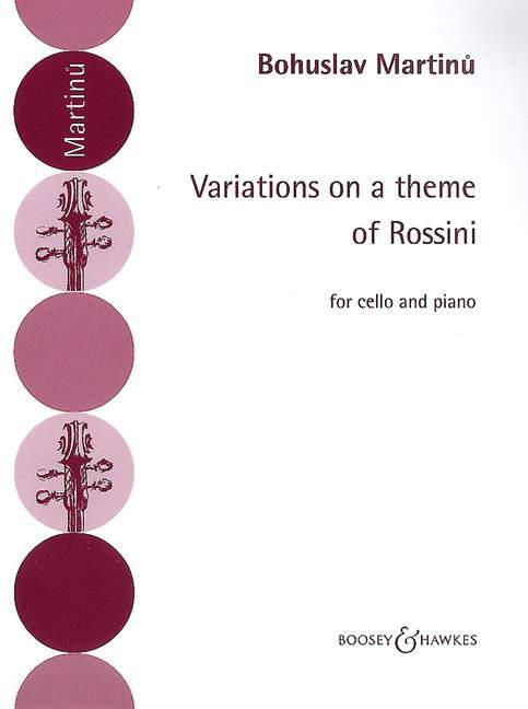 Cover: 9790060036989 | Variations On A Theme Of Rossini | Bohuslav Martinu | Buch