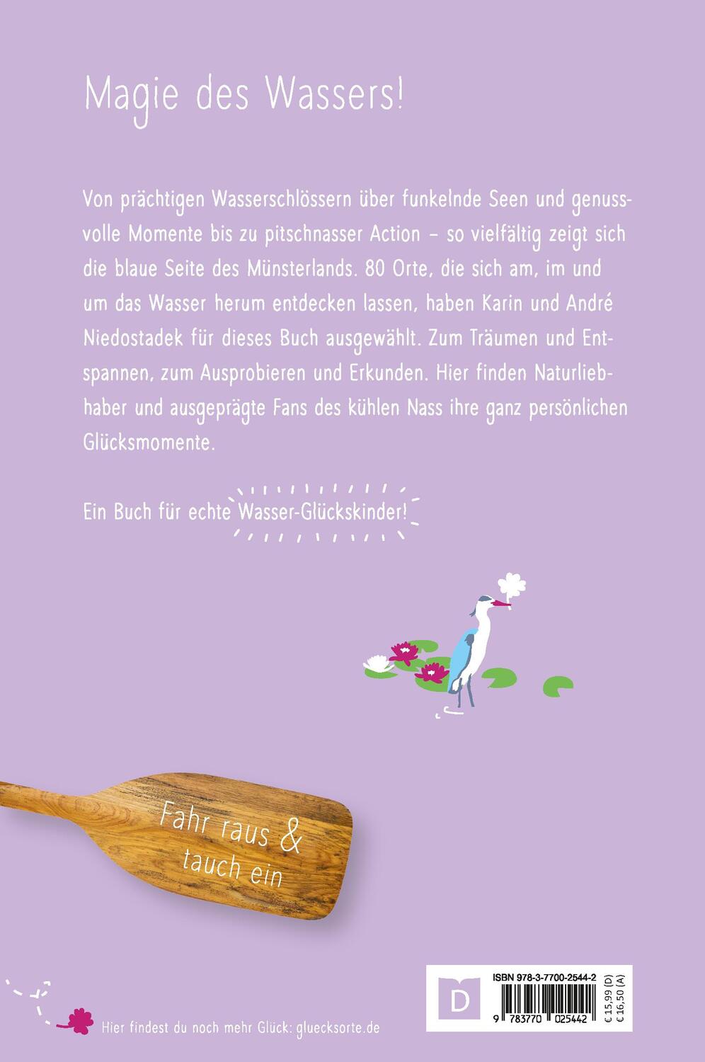 Rückseite: 9783770025442 | Blaue Glücksorte im Münsterland | Fahr raus &amp; tauch ein | Taschenbuch