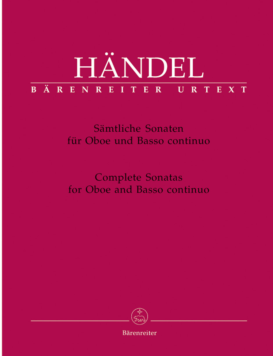 Cover: 9790006521937 | Complete Sonatas For Oboe And Basso Continuo | Urtext | Händel
