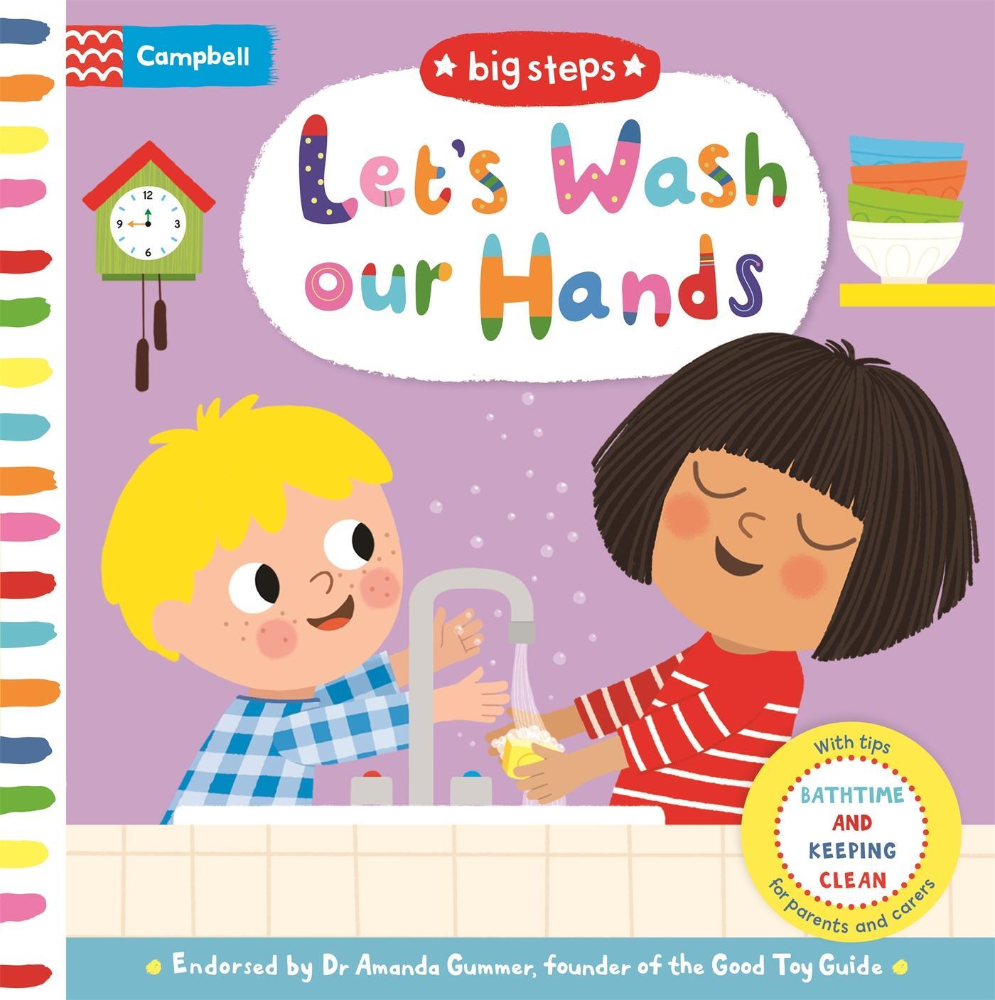Cover: 9781529083026 | Let's Wash Our Hands | Bathtime and Keeping Clean | Campbell Books