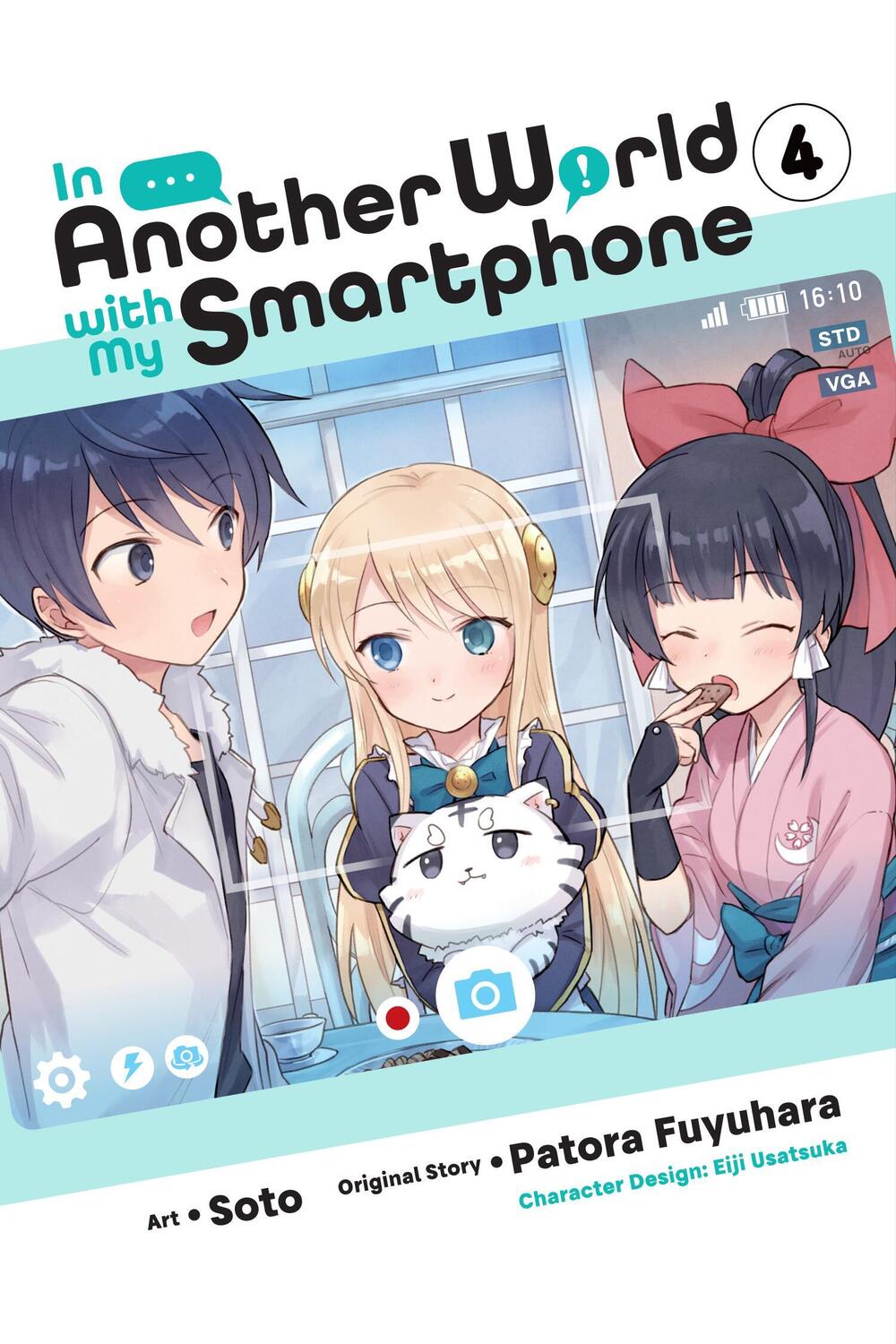 Cover: 9781975321093 | In Another World with My Smartphone, Vol. 4 (manga) | Patora Fuyuhara
