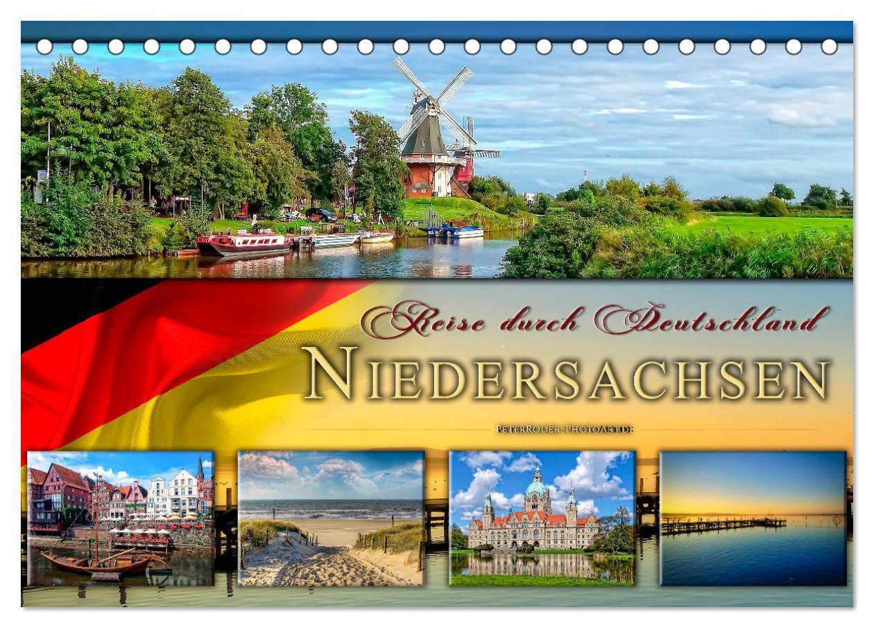 Cover: 9783383160578 | Reise durch Deutschland - Niedersachsen (Tischkalender 2024 DIN A5...