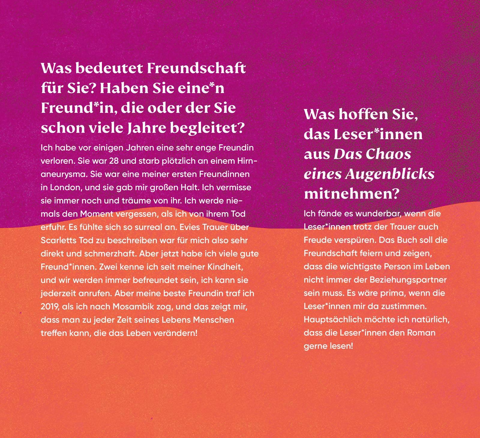 Bild: 9783426309438 | Das Chaos eines Augenblicks | Roman | Becky Hunter | Taschenbuch