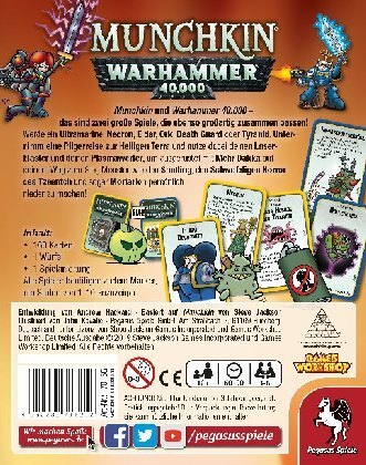 Bild: 4250231718212 | Munchkin Warhammer 40.000 | Spiel | Deutsch | 2019 | Pegasus