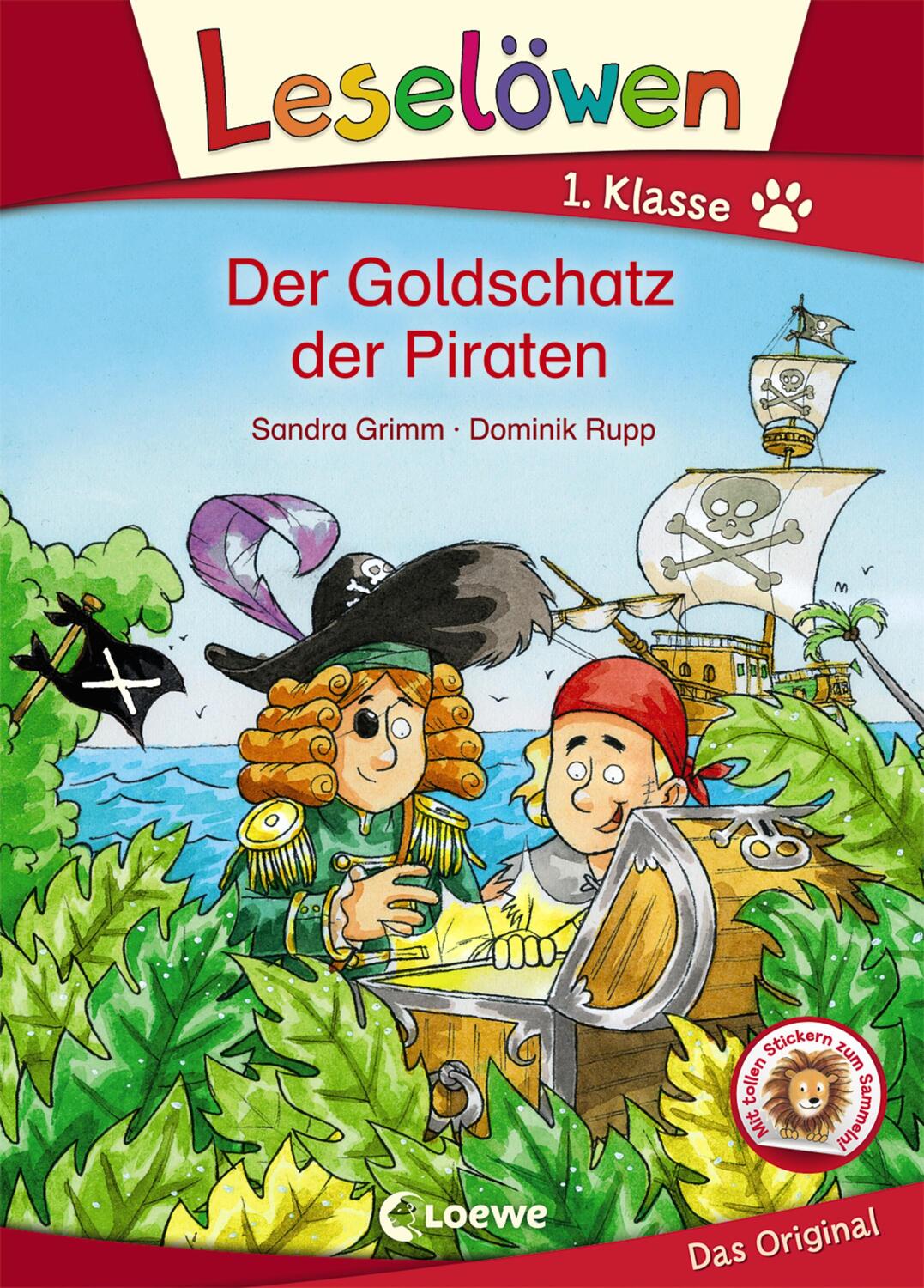 Cover: 9783743200982 | Leselöwen 1. Klasse - Der Goldschatz der Piraten | Sandra Grimm | Buch