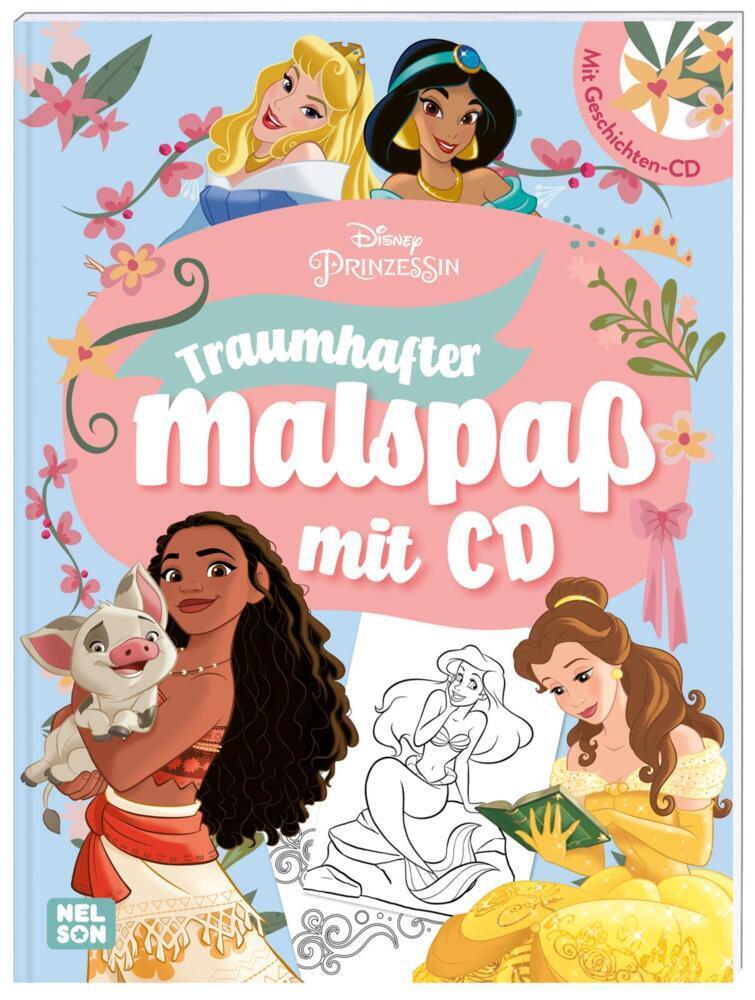 Cover: 9783845120102 | Disney Prinzessin: Traumhafter Malspaß mit CD | Taschenbuch | 48 S.