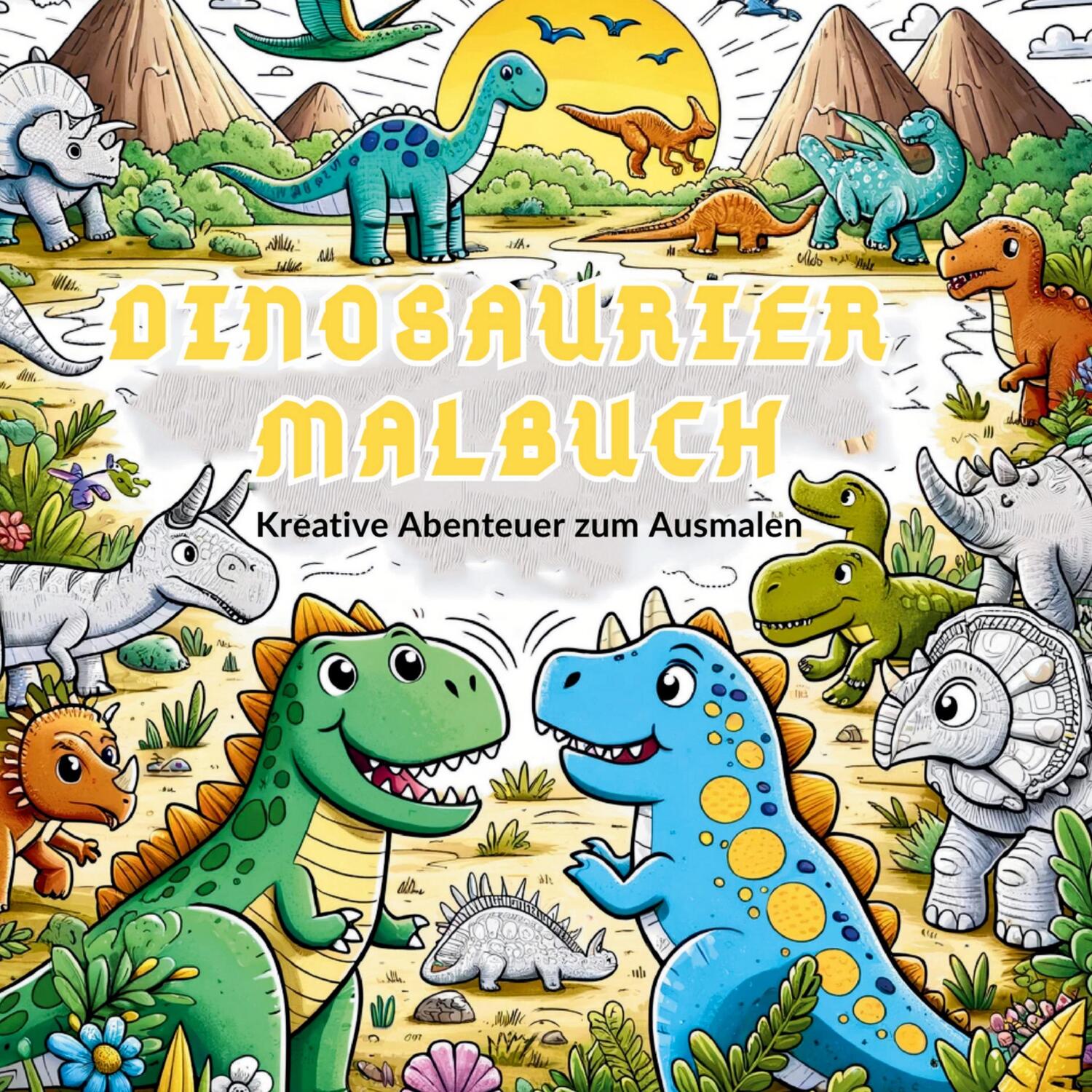 Cover: 9783384113092 | Malbuch für Jungen: Mein Urzeitliches Dinosaurier Malbuch! | Lounge