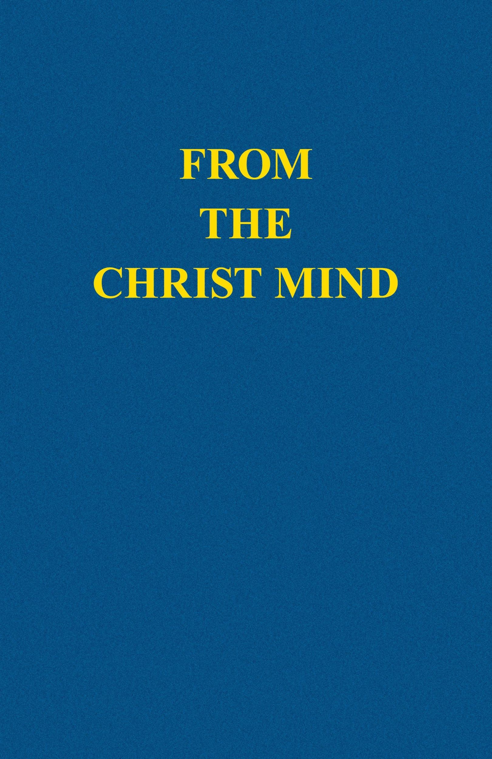 Cover: 9781937748012 | From the Christ Mind | Jesus of Nazareth | Darrell Morley Price | Buch