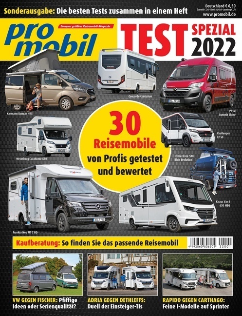 Cover: 9783613320925 | pro mobil - Sonderausgabe | Test-Spezial 2022 | Taschenbuch | 132 S.
