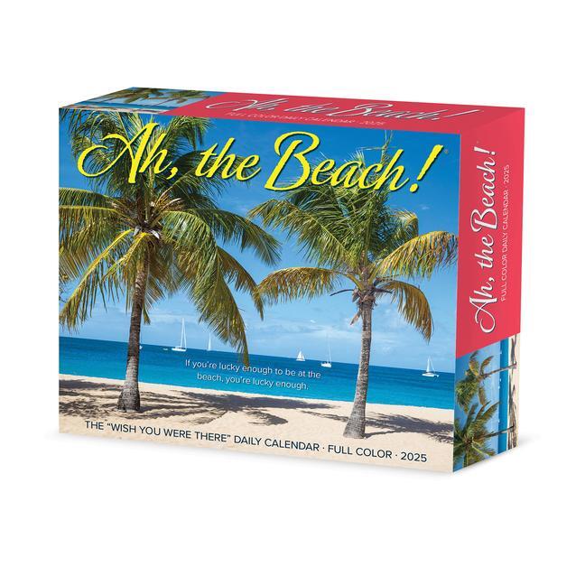 Cover: 9781549240560 | Ah, the Beach! 2025 6.2 X 5.4 Box Calendar | Willow Creek Press | 2025