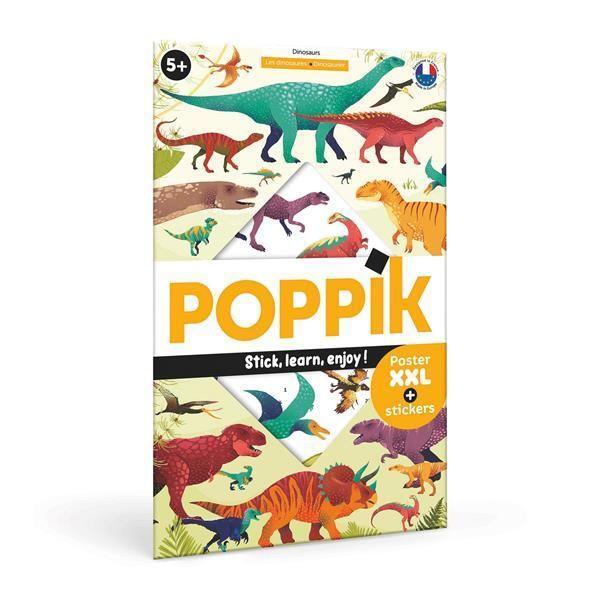 Cover: 3760262410593 | POPPIK - Lernposter &amp; Sticker Dinosaurier | Poppik | Spiel | Deutsch