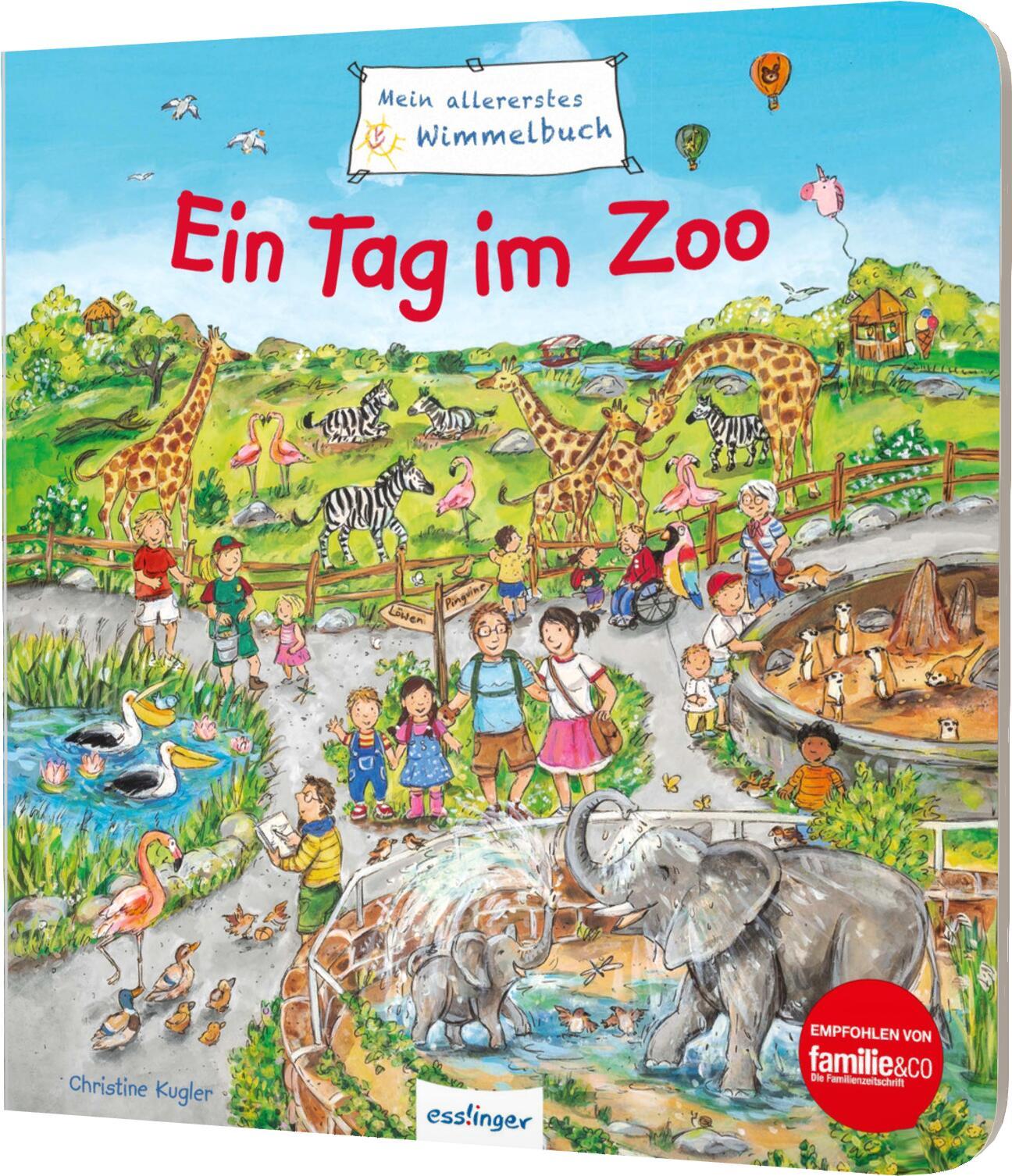 Cover: 9783480235582 | Mein allererstes Wimmelbuch: Ein Tag im Zoo | Sibylle Schumann | Buch